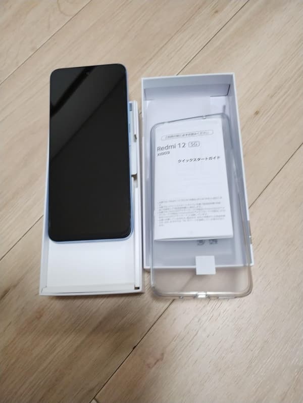 Xiaomi Redmi 12 5G スマートフォン本体（SIMフリー・スカイブルー）
