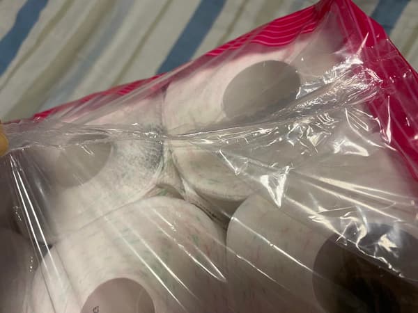 シャワートイレ用 吸水力2倍 フラワープリントトイレットペーパー 18ロール【4個セット】