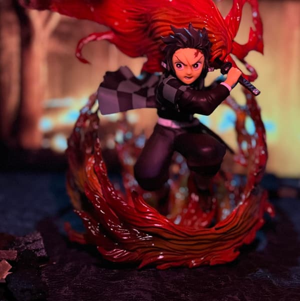 鬼滅の刃 フィギュアーツZERO 猗窩座 上弦の参 PVC製 完成品 約180mm