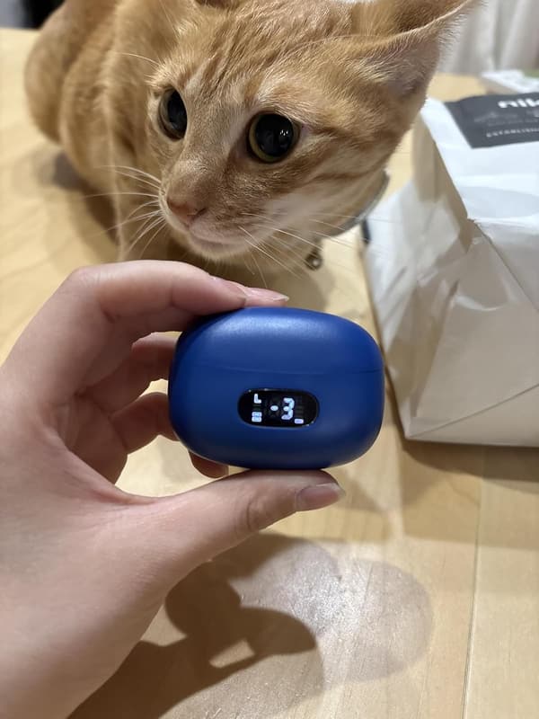 ワイヤレスBluetooth5.3イヤホン 自動ペアリング マイク内蔵 コンパクト 通勤・テレワーク向け