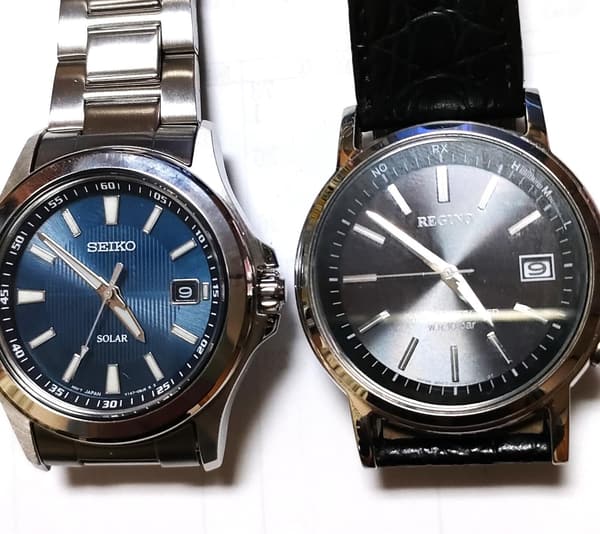 メンズシルバーソーラー腕時計 セイコーセレクション SBPN071
